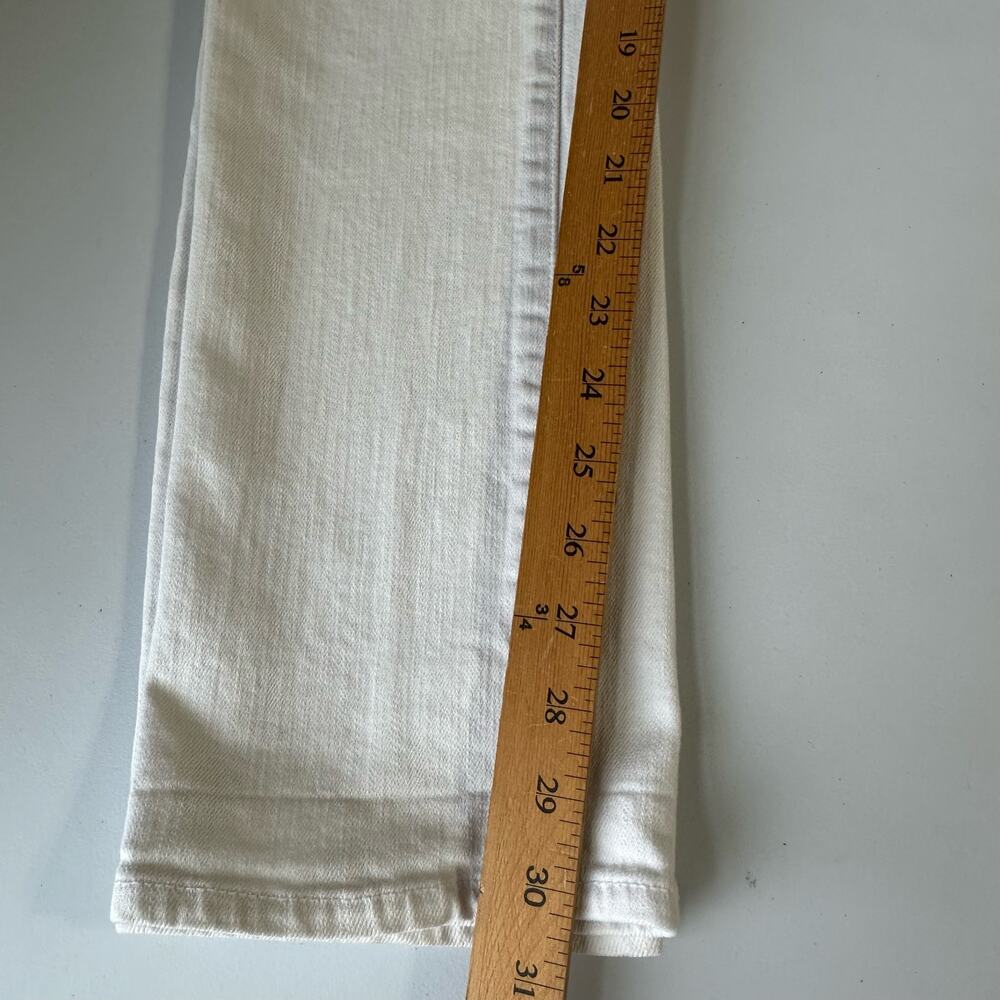 Lilly Pulitzer Jeans Womens 4 White Worth Skinny Low Rise Denim Casual Vacation - Picture 12 of 13